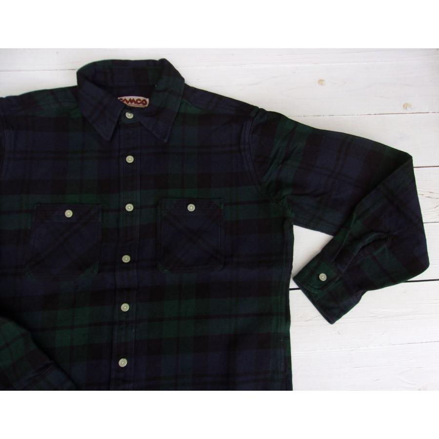 CAMCO（カムコ） ヘビーコットン フランネルシャツ ブラックウォッチ