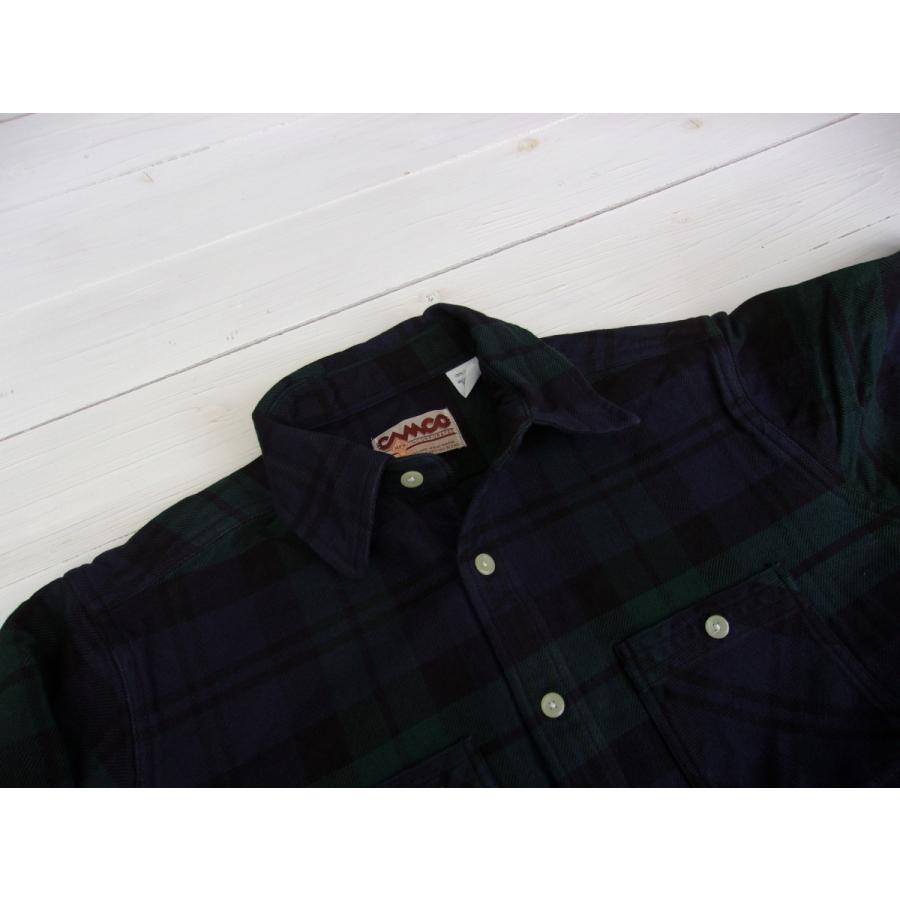 カムコ ヘビーコットン フランネルシャツ ブラックウォッチ メンズ CAMCO FLANNEL SHIRTS 014 | CAMCO | 03