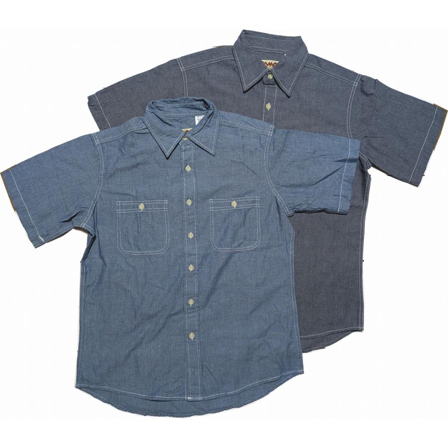【完売品】25SS CONFECT 先染ヘンプシャンブレー半袖シャツ CAMCO（カムコ） 半袖 シャンブレーシャツ メンズ CAMCO CHAMBRAY
