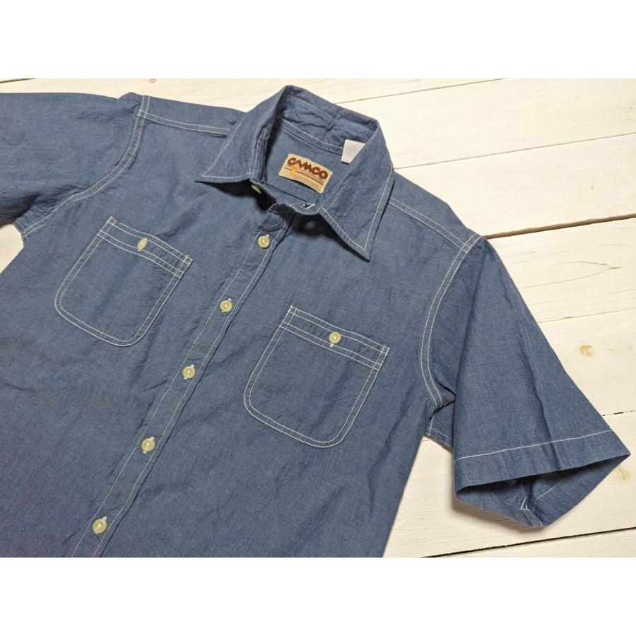 カムコ 半袖 シャンブレーシャツ メンズ CAMCO CHAMBRAY SHIRTS 020 | CAMCO | 16