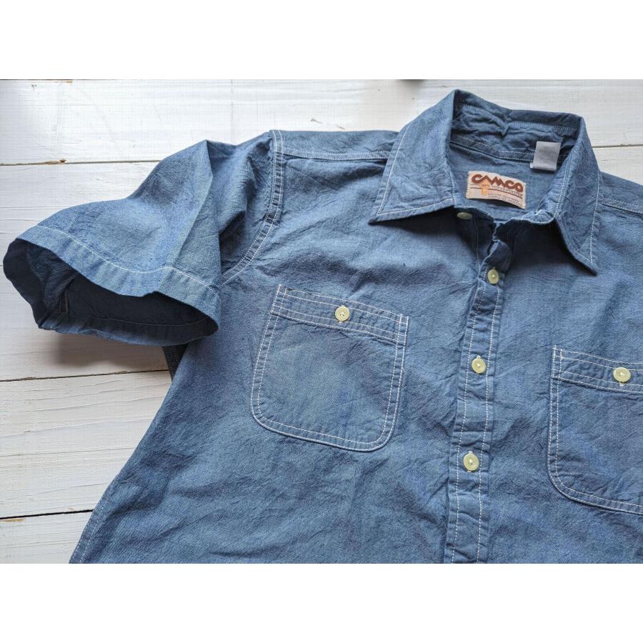 カムコ 半袖 シャンブレーシャツ メンズ CAMCO CHAMBRAY SHIRTS 020 | CAMCO | 17