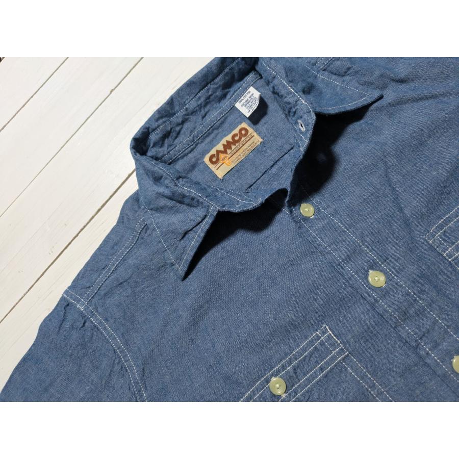 カムコ 半袖 シャンブレーシャツ メンズ CAMCO CHAMBRAY SHIRTS 020 | CAMCO | 06