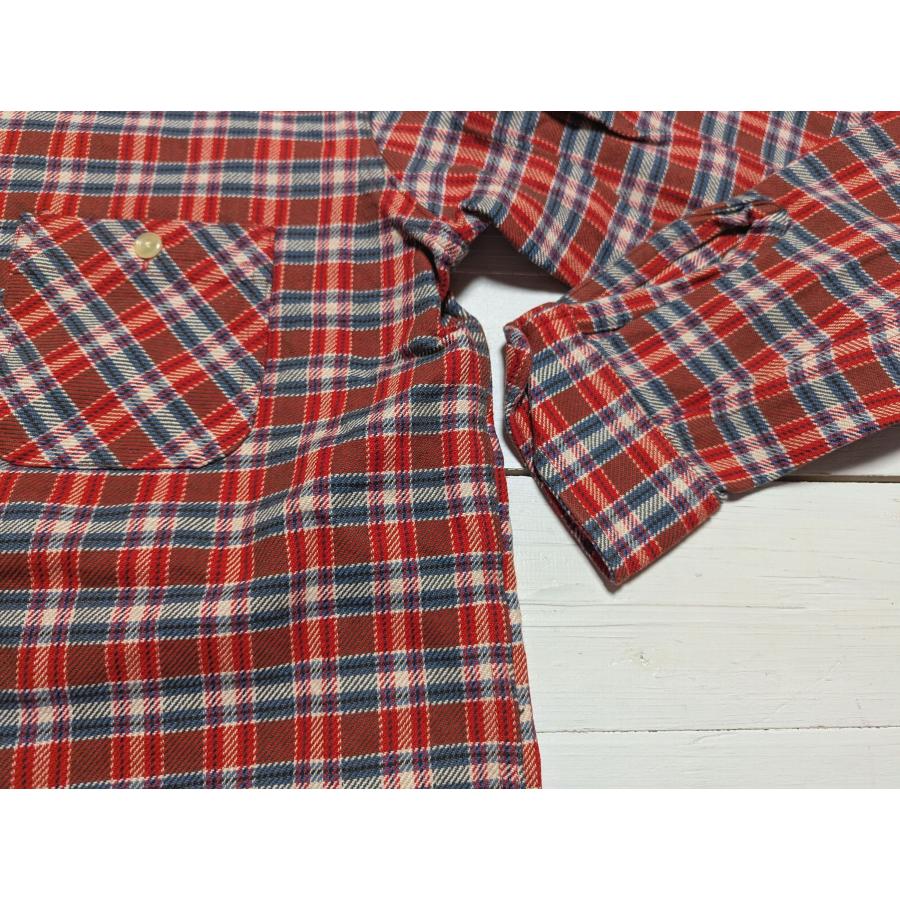 カムコ ヘビーコットン フランネルシャツ レッド メンズ CAMCO FLANNEL SHIRTS 022 | CAMCO | 02