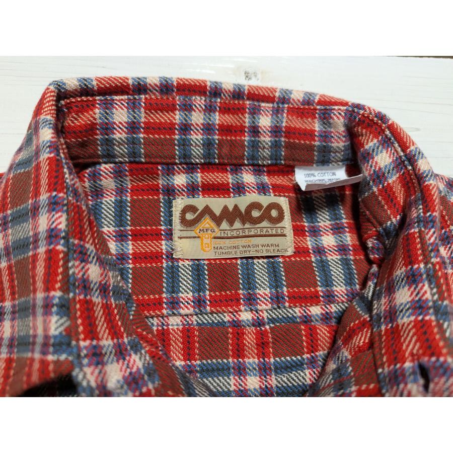 カムコ ヘビーコットン フランネルシャツ レッド メンズ CAMCO FLANNEL SHIRTS 022 | CAMCO | 05