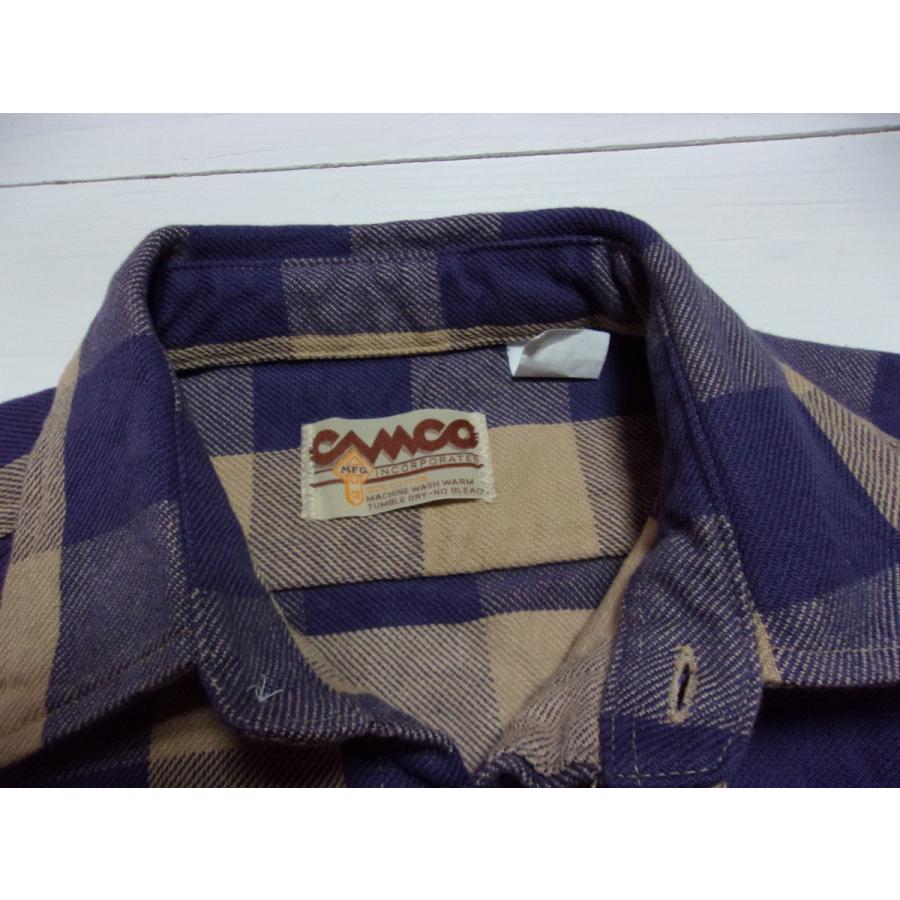 カムコ ヘビーコットン フランネルシャツ ベージュ メンズ CAMCO カムコ ヘビーコットン フランネルシャツ ベージュ メンズ CAMCO