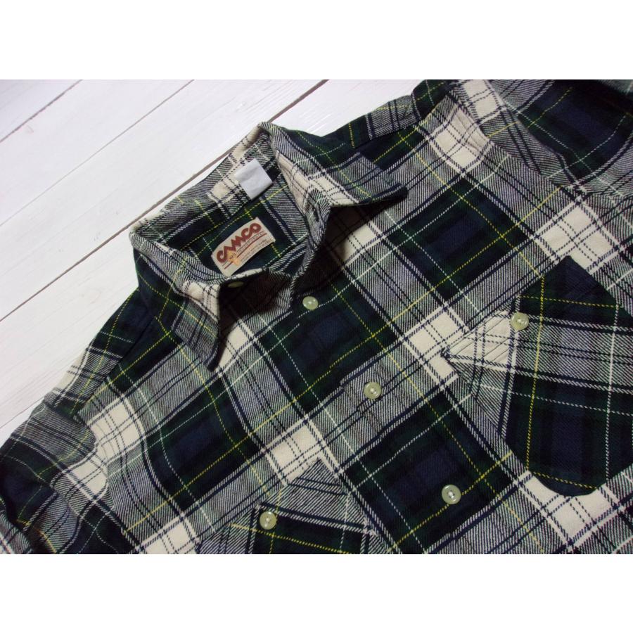 カムコ ヘビーコットン フランネルシャツ グリーン メンズ CAMCO FLANNEL SHIRTS 024 | CAMCO | 04