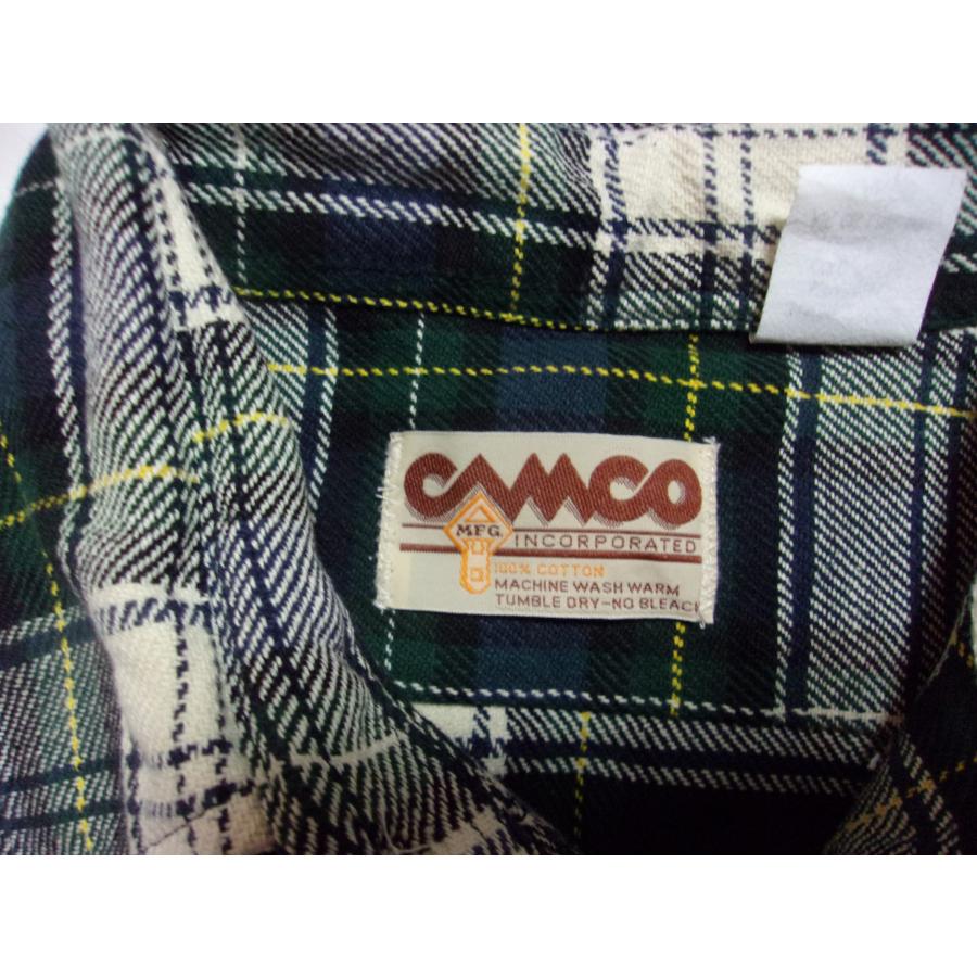 カムコ ヘビーコットン フランネルシャツ グリーン メンズ CAMCO FLANNEL SHIRTS 024 | CAMCO | 05