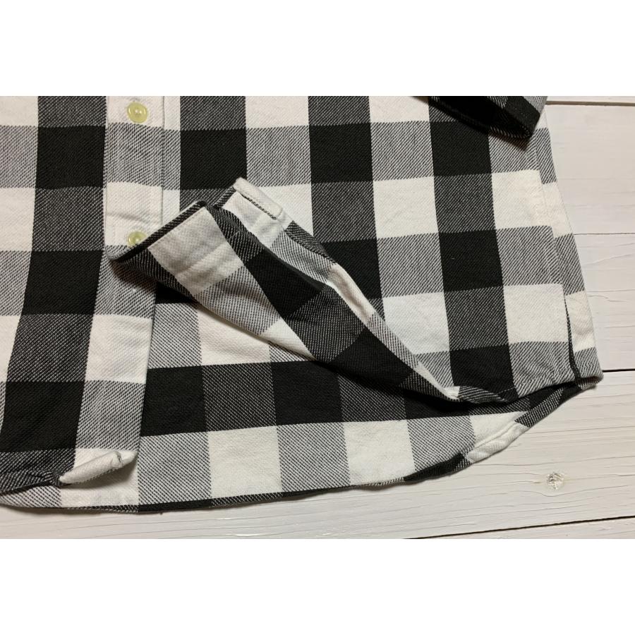 カムコ ヘビーコットン フランネルシャツ ブラック ホワイト メンズ CAMCO FLANNEL SHIRTS 031 | CAMCO | 03