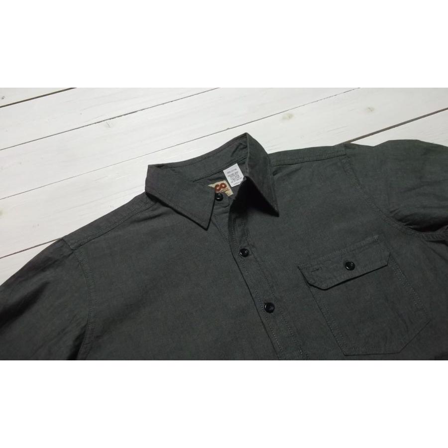 カムコ 長袖 プルオーバー シャンブレーシャツ ブラック メンズ CAMCO CHAMBRAY SHIRTS 037 | CAMCO | 03