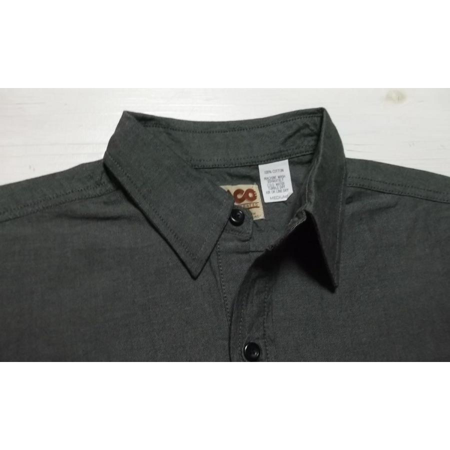 カムコ 長袖 プルオーバー シャンブレーシャツ ブラック メンズ CAMCO CHAMBRAY SHIRTS 037 | CAMCO | 04