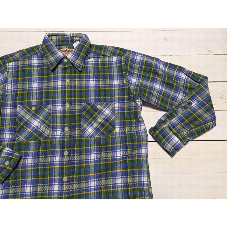 カムコ ヘビーコットン フランネルシャツ グリーン メンズ CAMCO FLANNEL SHIRTS 041 | CAMCO | 01