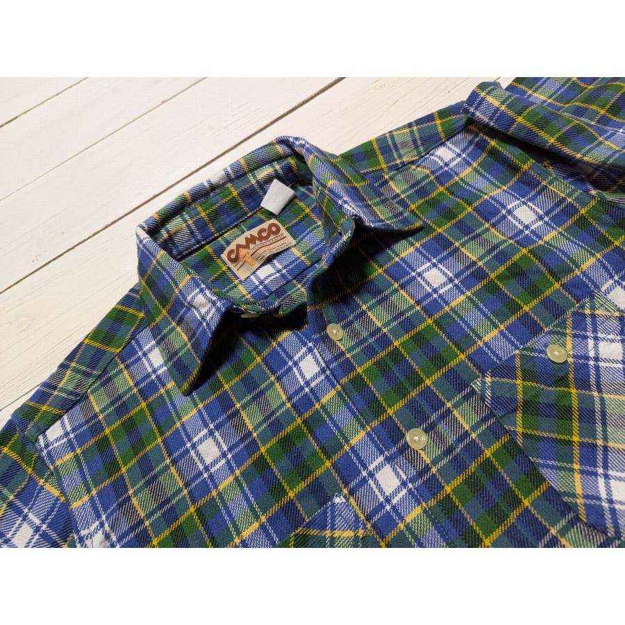 カムコ ヘビーコットン フランネルシャツ グリーン メンズ CAMCO FLANNEL SHIRTS 041 | CAMCO | 04