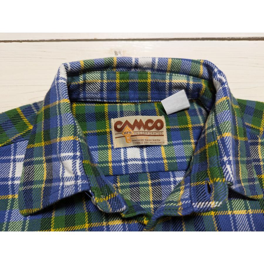 カムコ ヘビーコットン フランネルシャツ グリーン メンズ CAMCO FLANNEL SHIRTS 041 | CAMCO | 05