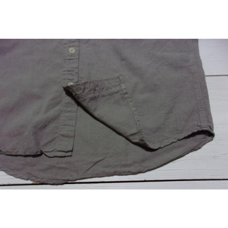 カムコ 半袖 コットン リネン ワークシャツ グレー メンズ CAMCO COTTON LINEN WORK SHIRTS 044 | CAMCO | 03