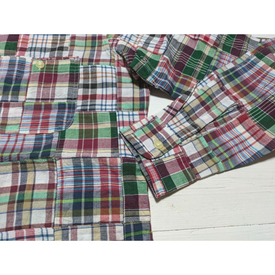 カムコ 長袖 マドラス チェック パッチワーク シャツ メンズ CAMCO PATCH WORK SHIRTS 057 | CAMCO | 10