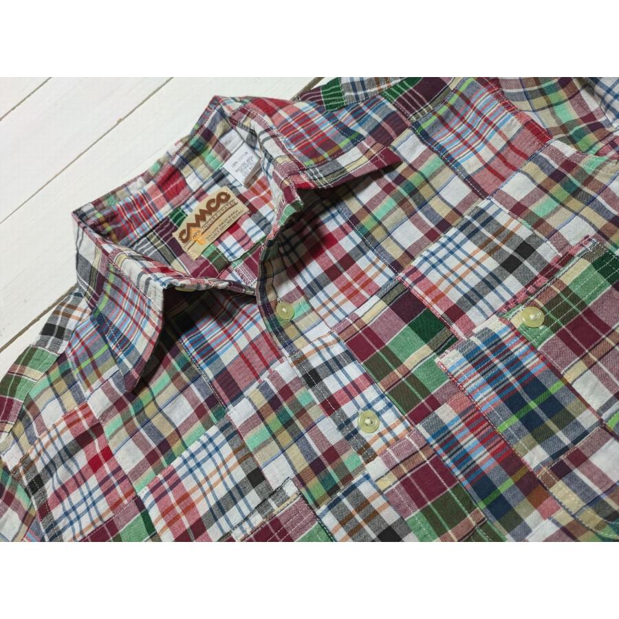 カムコ 長袖 マドラス チェック パッチワーク シャツ メンズ CAMCO PATCH WORK SHIRTS 057 | CAMCO | 11