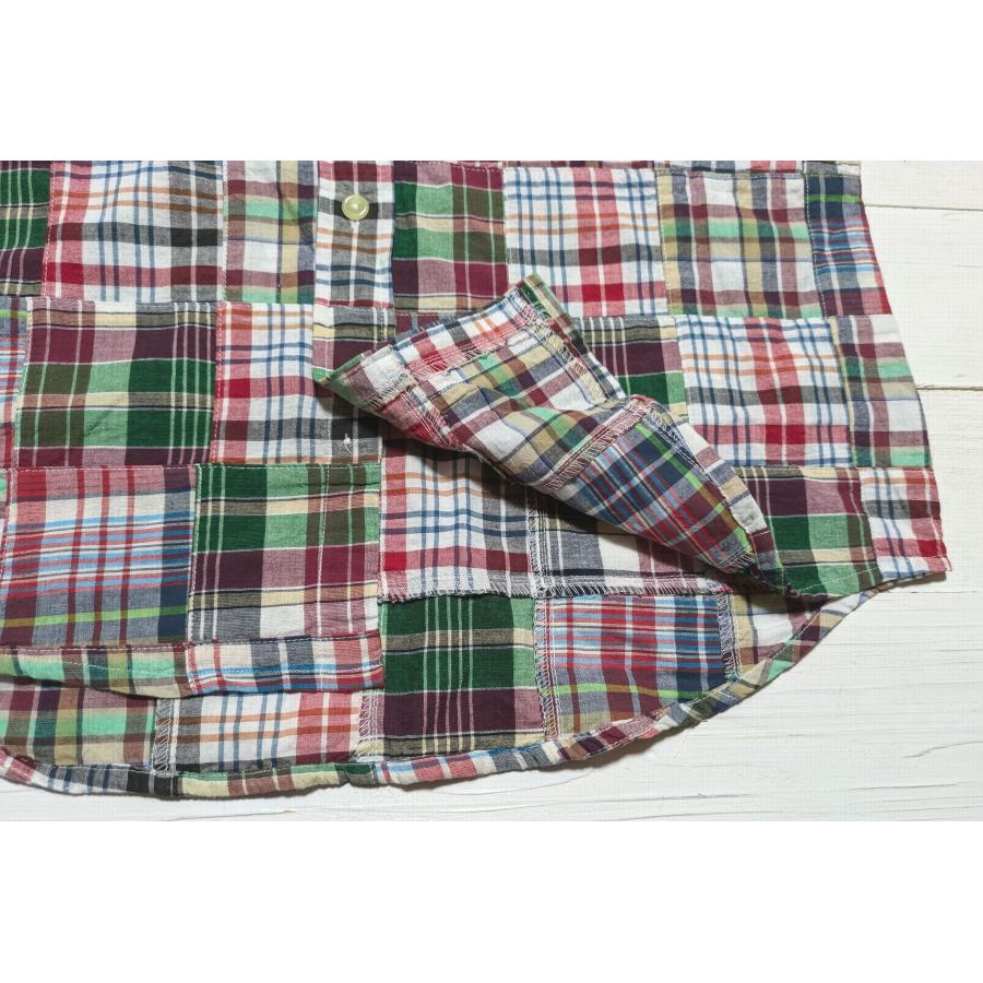 カムコ 長袖 マドラス チェック パッチワーク シャツ メンズ CAMCO PATCH WORK SHIRTS 057 | CAMCO | 13