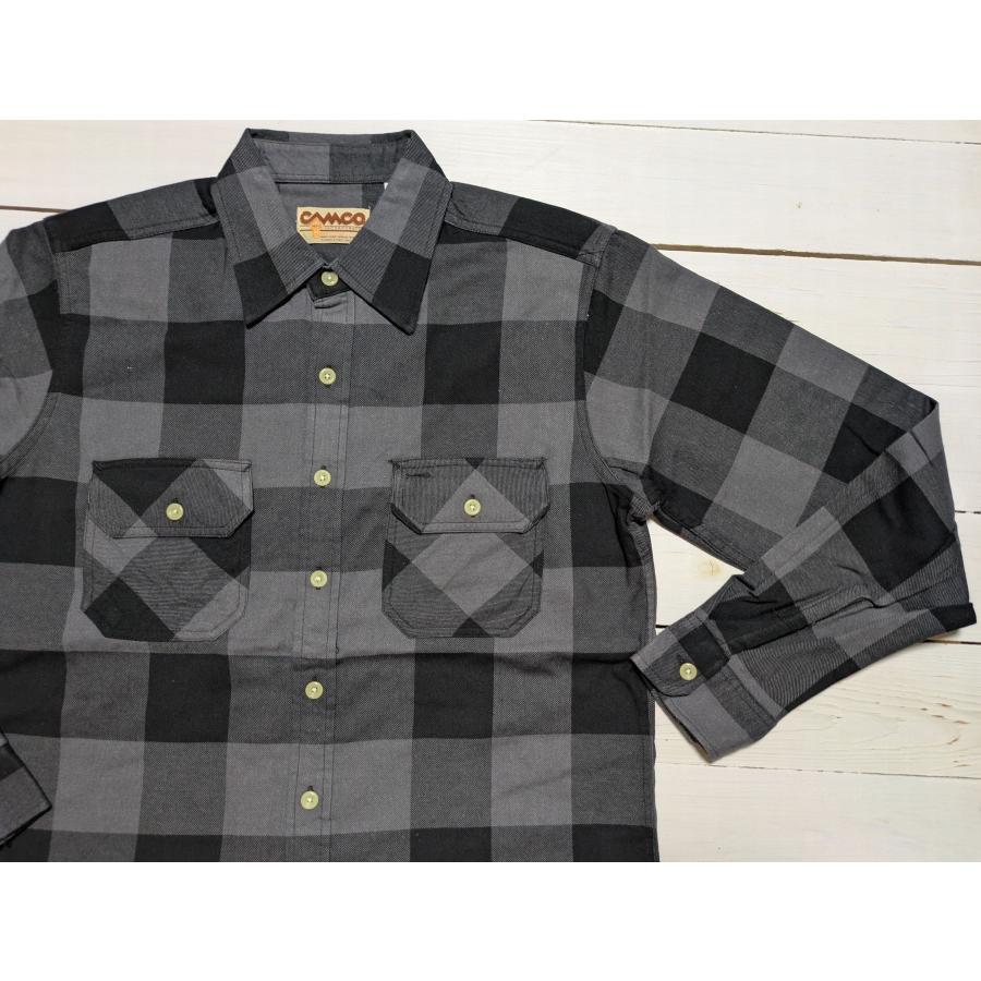 カムコ 長袖 コットン チェック ワークシャツ メンズ CAMCO L/S 2 PLAID WORK SHIRTS 059 | CAMCO | 03