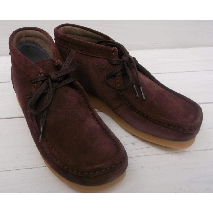 クラークス スティンソン ハイ ボルドースエード メンズ Clarks STINSON HI BORDEAUX SUEDE 011｜shufflestore｜02