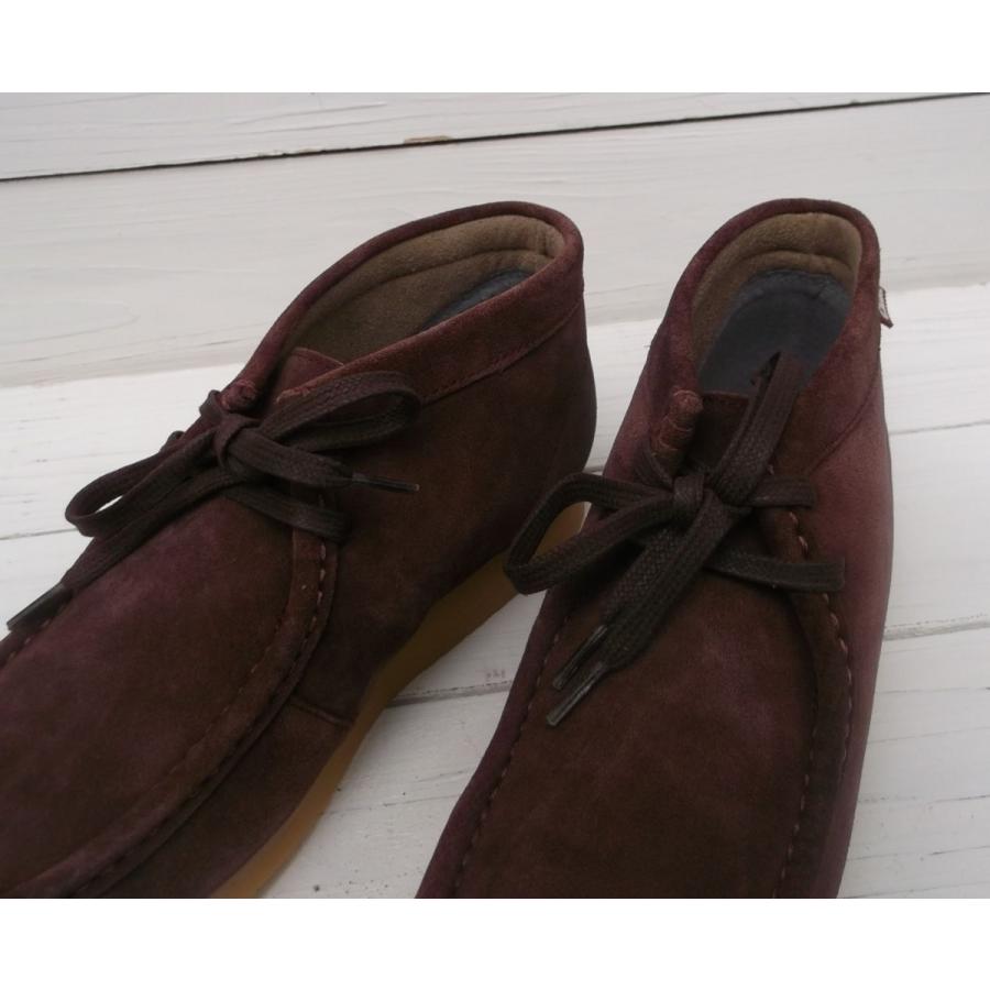 クラークス スティンソン ハイ ボルドースエード メンズ Clarks STINSON HI BORDEAUX SUEDE 011｜shufflestore｜03