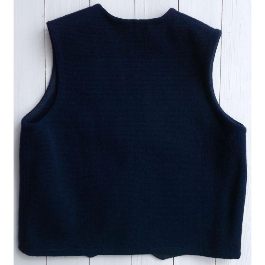 センチネラ チマヨベスト 別注 紺 無地 ネイビー メンズ CENTINELA CHIMAYO VEST 015｜shufflestore｜05