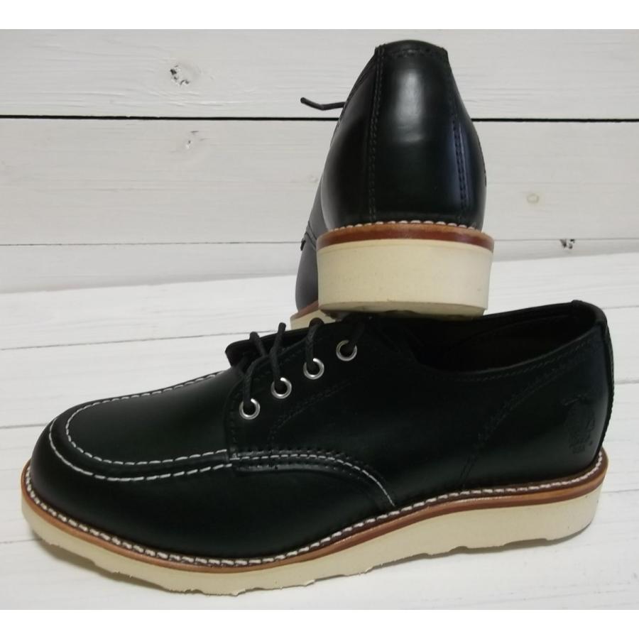 チペワ 本革製 レザー シューズ アメリカ製 黒 ブラック メンズ Chippewa Boots 001｜shufflestore｜03