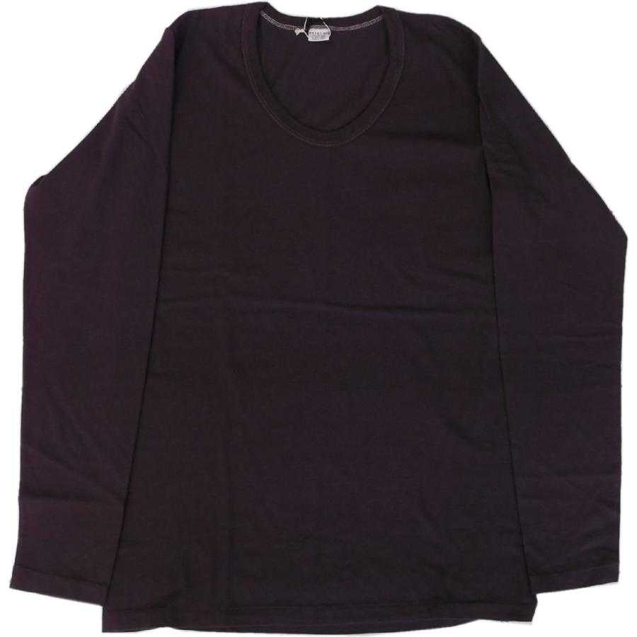 エントリーSG ハロプラス ENTRY SG 長袖 Uネック Tシャツ ブラックベリー メンズ 日本製 HALO PLUS BLACK BERRY 154 | 