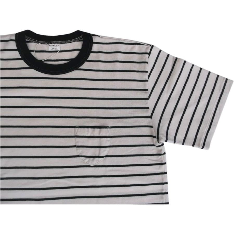 エントリーSG バレンシア 4色 ENTRY SG 半袖 ポケット付き ボーダー Tシャツ メンズ 日本製 VALENCIA T shirts 191 |  | 11