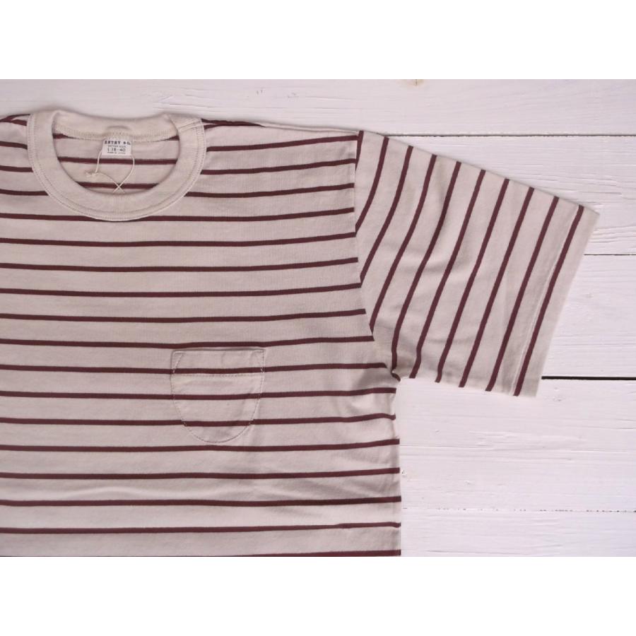 エントリーSG バレンシア 4色 ENTRY SG 半袖 ポケット付き ボーダー Tシャツ メンズ 日本製 VALENCIA T shirts 191 |  | 12