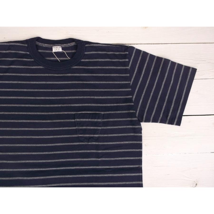 エントリーSG バレンシア 4色 ENTRY SG 半袖 ポケット付き ボーダー Tシャツ メンズ 日本製 VALENCIA T shirts 191 |  | 13
