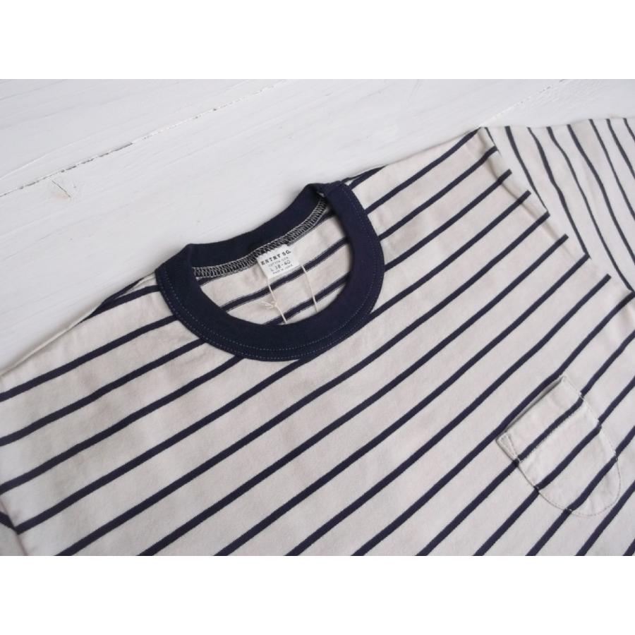 エントリーSG バレンシア 4色 ENTRY SG 半袖 ポケット付き ボーダー Tシャツ メンズ 日本製 VALENCIA T shirts 191 |  | 14