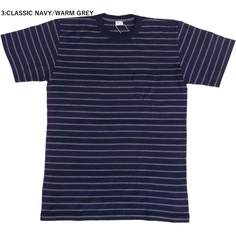 エントリーSG バレンシア 4色 ENTRY SG 半袖 ポケット付き ボーダー Tシャツ メンズ 日本製 VALENCIA T shirts 191 |  | 03
