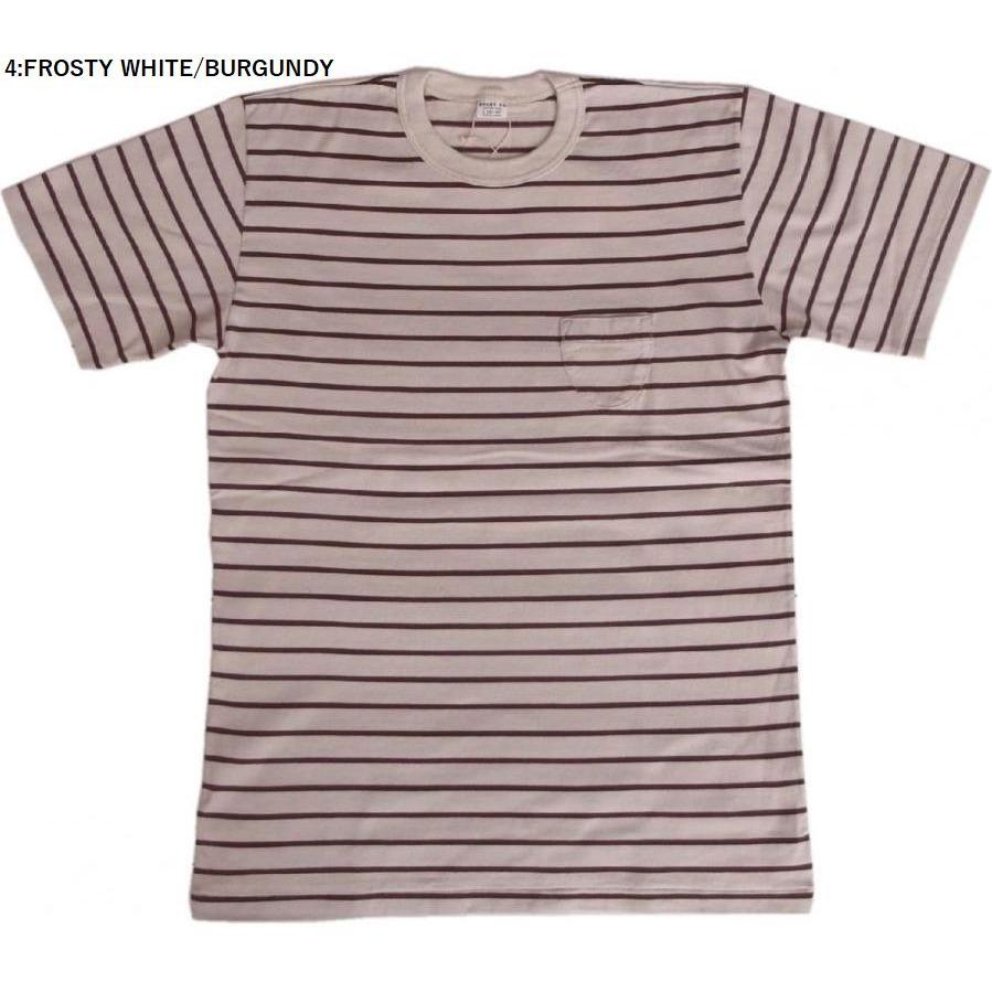 エントリーSG バレンシア 4色 ENTRY SG 半袖 ポケット付き ボーダー Tシャツ メンズ 日本製 VALENCIA T shirts 191 |  | 04