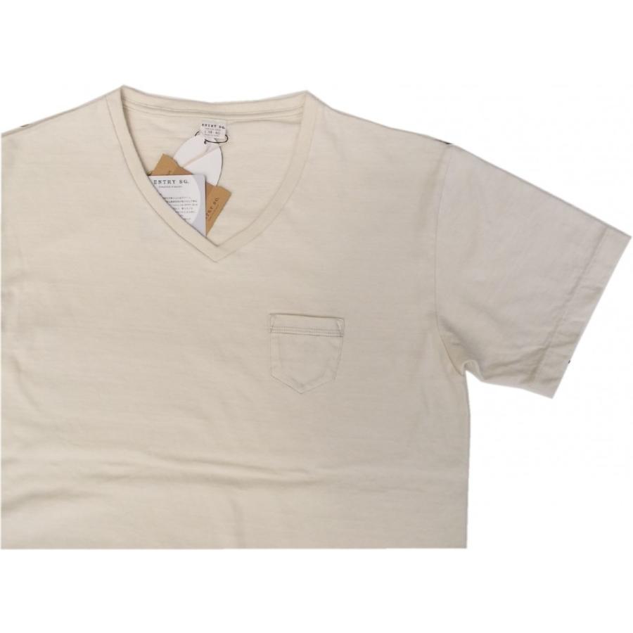 エントリーエスジー ジェノバ ENTRY SG 半袖 ポケット付き Vネック Tシャツ メンズ 日本製 GENOVA T shirts 236 |  | 10