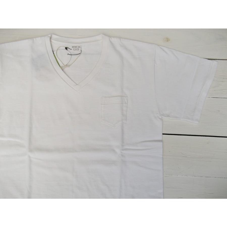 エントリーエスジー ジェノバ ENTRY SG 半袖 ポケット付き Vネック Tシャツ メンズ 日本製 GENOVA T shirts 236 |  | 08