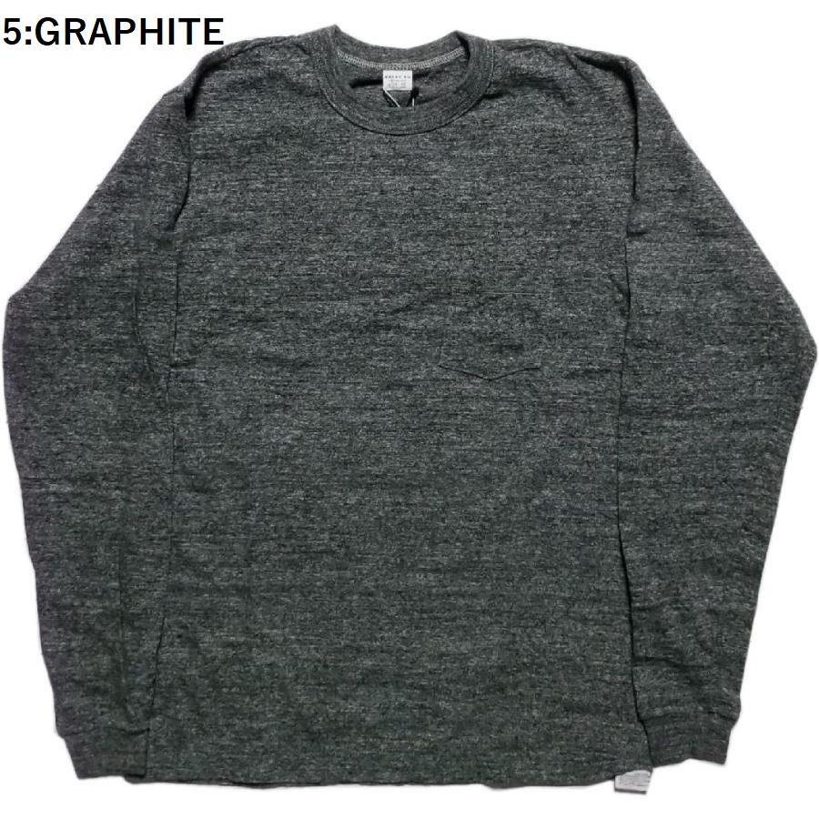 エントリーSG プエブロ 7色 ENTRY SG ポケット付き 長袖 Tシャツ メンズ 日本製 PUEBLO T shirts 262 |  | 05