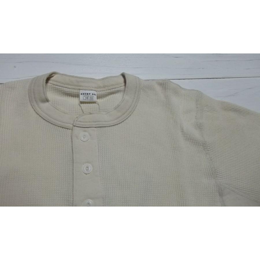 エントリーSG フランジャー 5色 ENTRY SG  長袖 サーマル ヘンリーネック Tシャツ メンズ 日本製 FLANGER T shirts 269 |  | 18