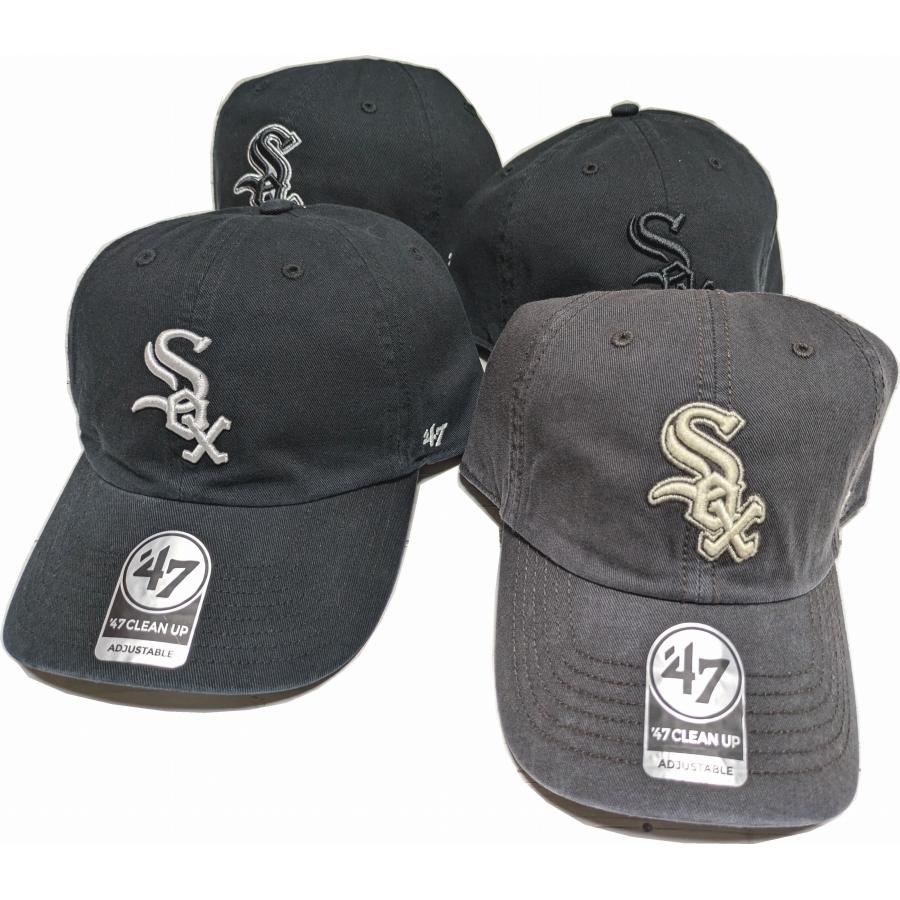 フォーティーセブンブランド クリーンナップ ベースボールキャップ 帽子 シカゴ ホワイトソックス 47BRAND CLEAN UP White sox baseball cap 002 | 47