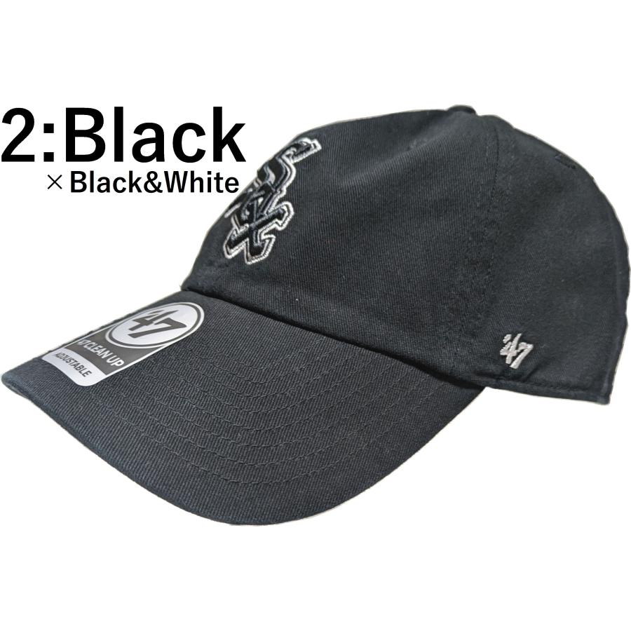 フォーティーセブンブランド クリーンナップ ベースボールキャップ 帽子 シカゴ ホワイトソックス 47BRAND CLEAN UP White sox baseball cap 002 | 47 | 02