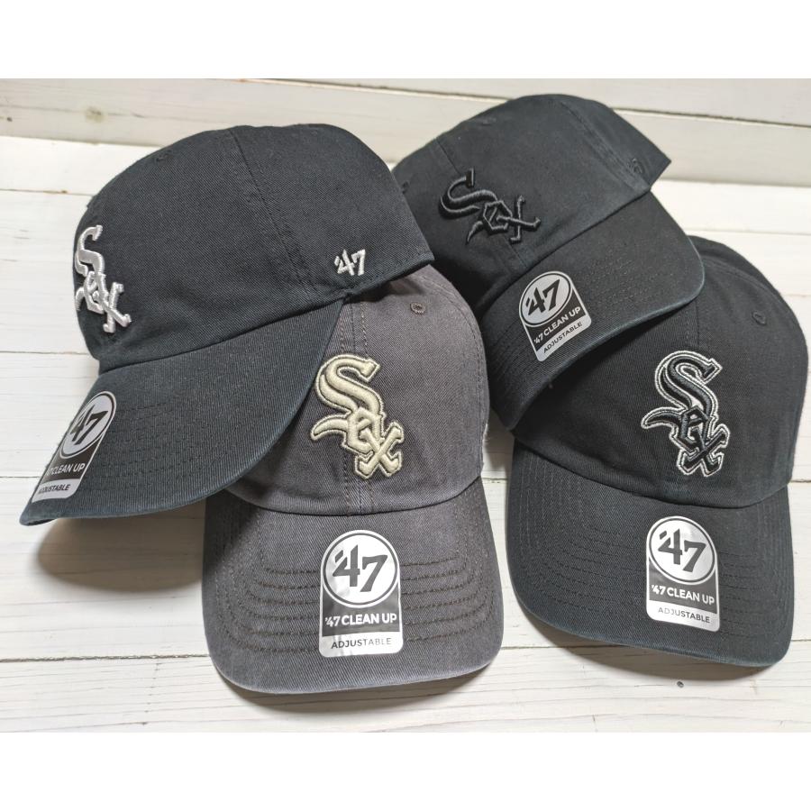 フォーティーセブンブランド クリーンナップ ベースボールキャップ 帽子 シカゴ ホワイトソックス 47BRAND CLEAN UP White sox baseball cap 002 | 47 | 05