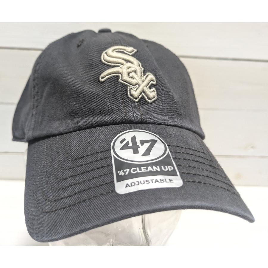 フォーティーセブンブランド クリーンナップ ベースボールキャップ 帽子 シカゴ ホワイトソックス 47BRAND CLEAN UP White sox baseball cap 002 | 47 | 06