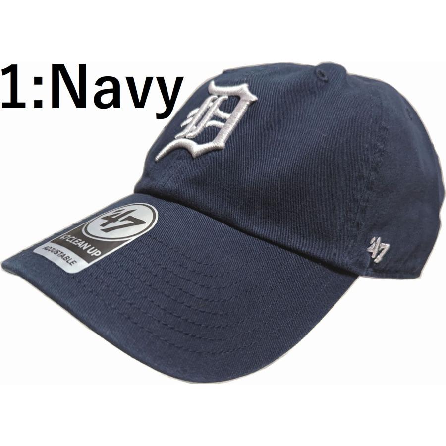 フォーティーセブンブランド クリーンナップ ベースボールキャップ 帽子 デトロイト タイガース 47BRAND CLEAN UP Tigers baseball cap 003 | 47 | 01