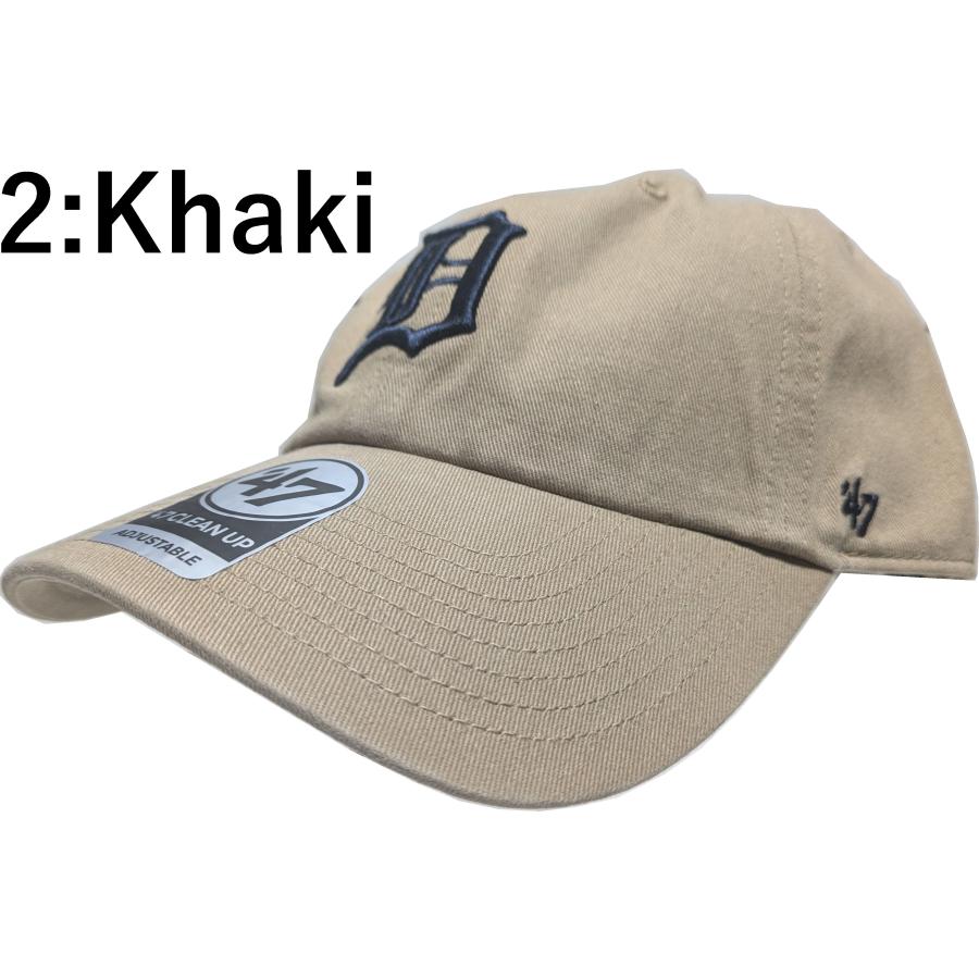 フォーティーセブンブランド クリーンナップ ベースボールキャップ 帽子 デトロイト タイガース 47BRAND CLEAN UP Tigers baseball cap 003 | 47 | 02