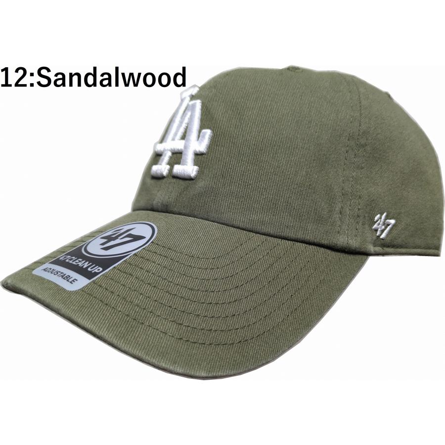 フォーティーセブンブランド クリーンナップ ベースボールキャップ 帽子 ロサンゼルス ドジャース 47BRAND CLEAN UP Dodgers baseball cap 004 | 47 | 12