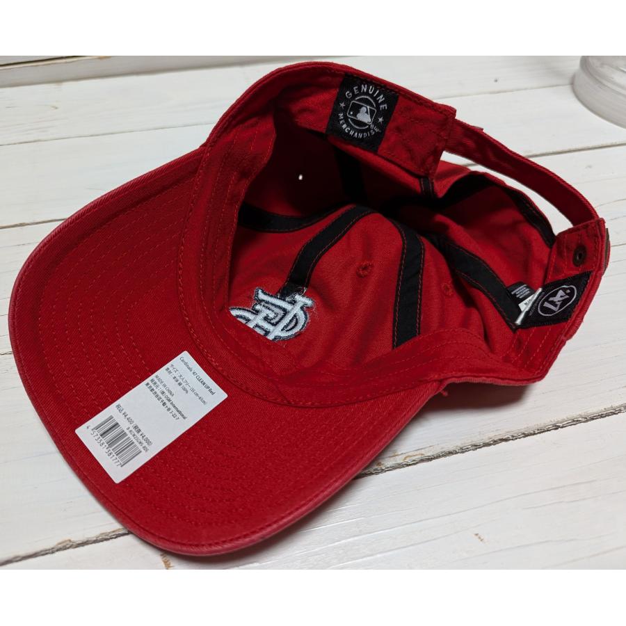 フォーティーセブンブランド クリーンナップ ベースボールキャップ 帽子 セントルイス カーディナルス 47BRAND CLEAN UP Cardinals baseball cap 026 | 47 | 07