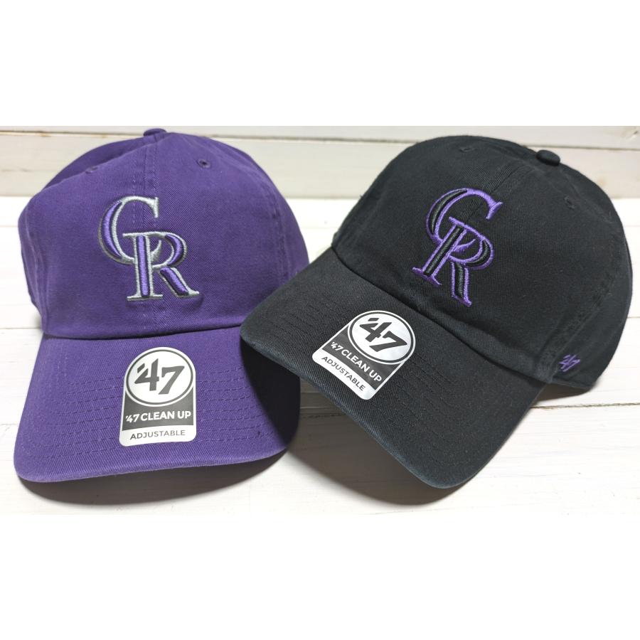 フォーティーセブンブランド クリーンナップ ベースボールキャップ 帽子 コロラド ロッキーズ 47BRAND CLEAN UP Rockies baseball cap 055 | 47 | 03
