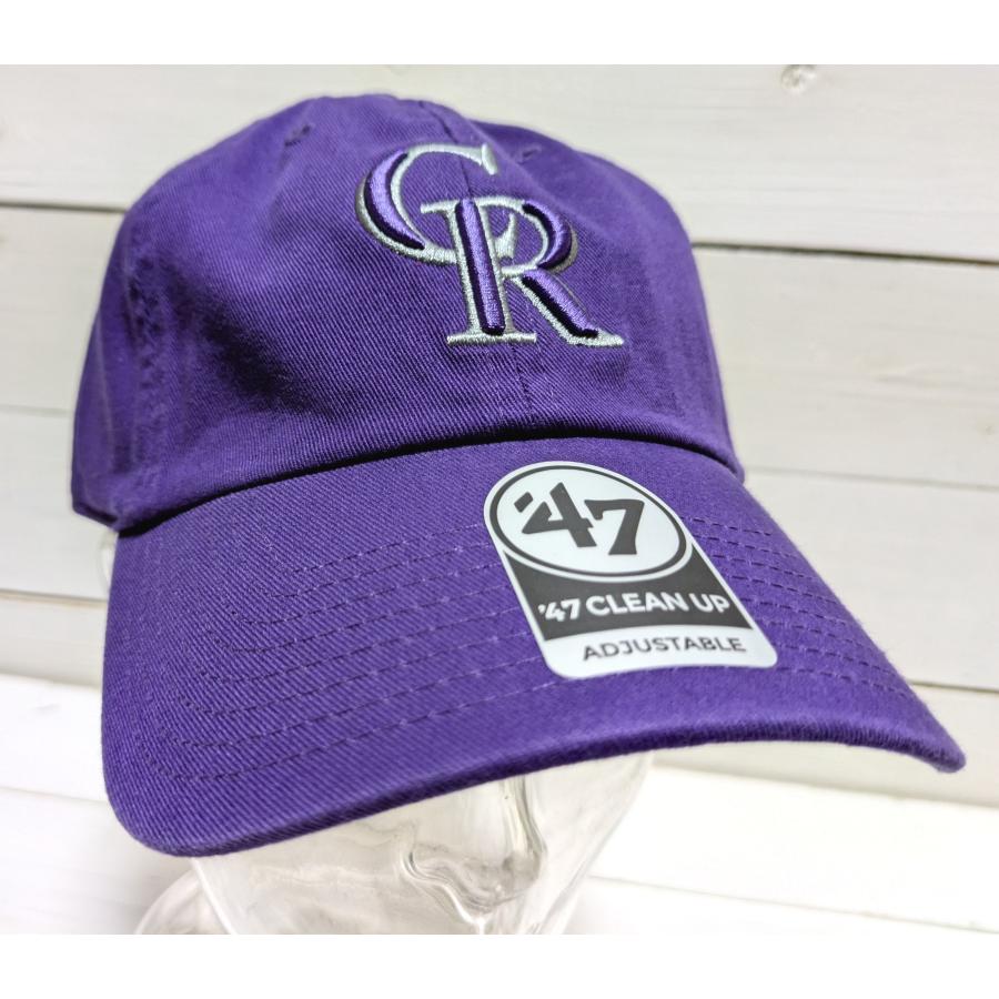 フォーティーセブンブランド クリーンナップ ベースボールキャップ 帽子 コロラド ロッキーズ 47BRAND CLEAN UP Rockies baseball cap 055 | 47 | 04