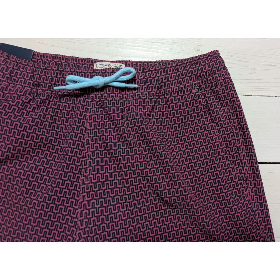 ジェイクルー 海水パンツ スイムパンツ サーフトランクス インナー付き水着 ピンク系 メンズ  J.CREW 003_1