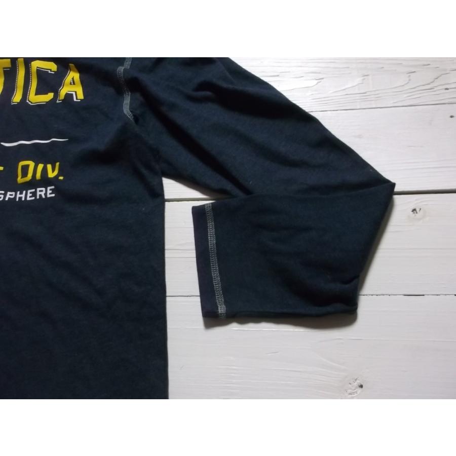 ノーティカ ボーイズサイズ 長袖 プリント Tシャツ パーカ ネイビー系 Nautica boys 002 | NAUTICA | 03