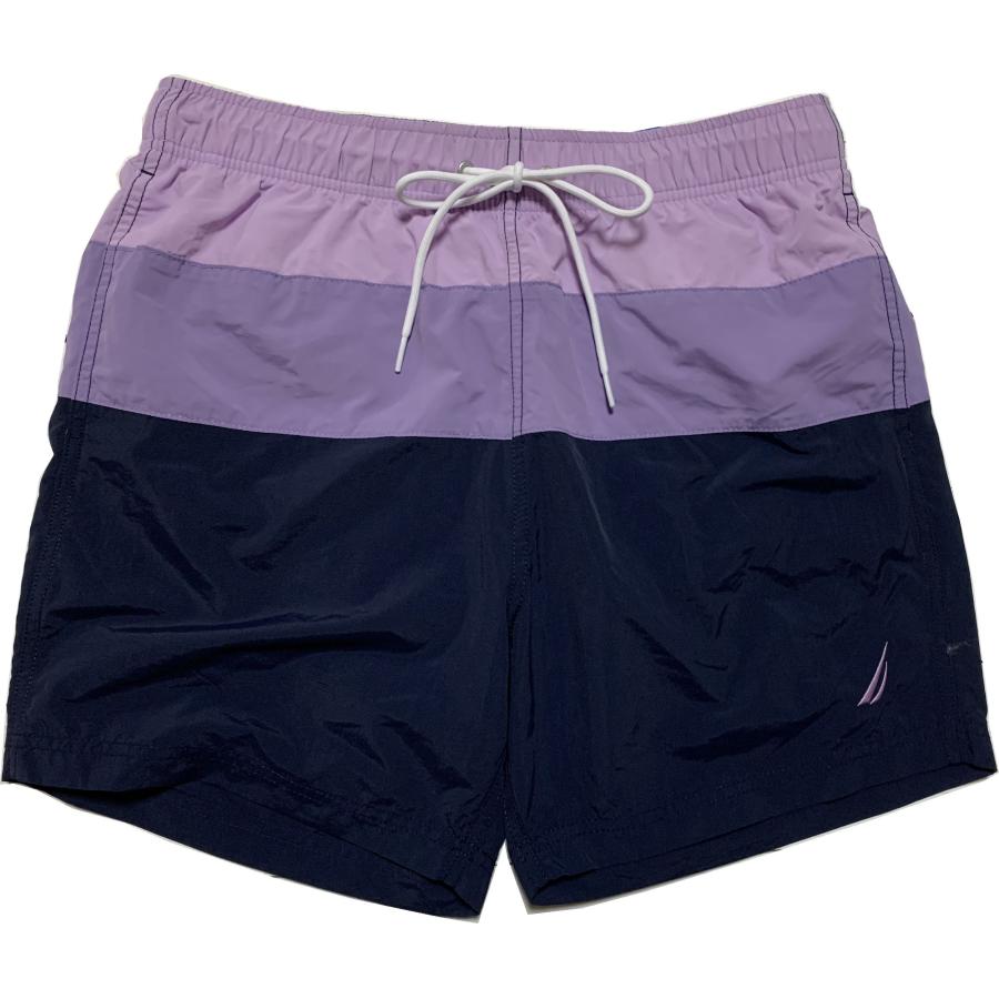 ノーティカ 海水パンツ 水着 インナー付き ツートーン パープル ネイビー メンズ NAUTICA 006 | NAUTICA